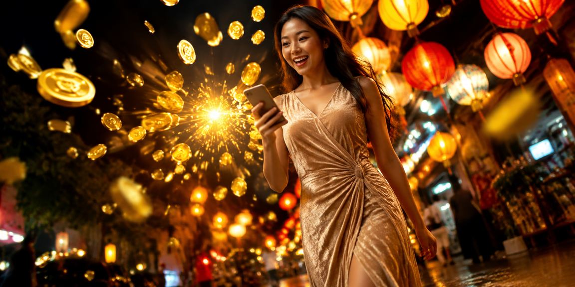 Người chơi casino trên điện thoại tại khu chợ đêm vịnh Hạ Long