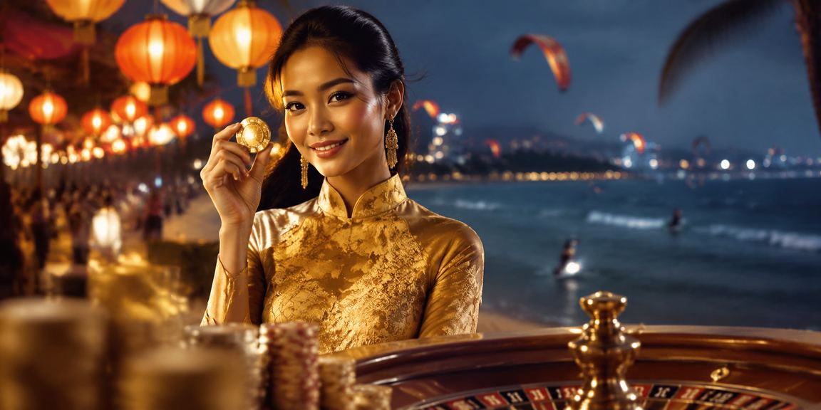 Bàn roulette casino tại khu nghỉ dưỡng Mũi Né Việt Nam