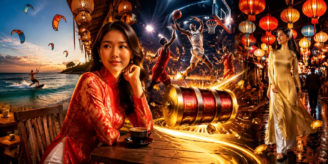 Không gian casino sang trọng với ánh đèn vàng ấm tại Việt Nam